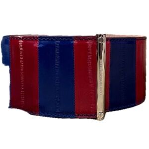 ALEXANDER MCQUEEN EEL SKIN BELT. RARE!